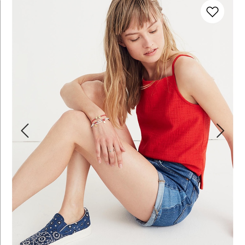 Madewell Apron tank top NWT